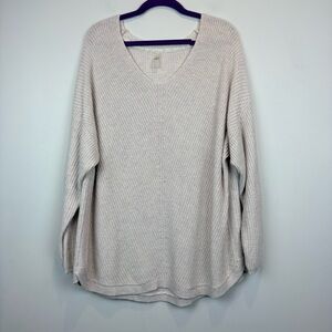 Hyba baby pink V-Neck Sweater
